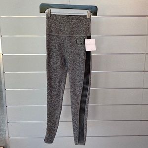 Beyond Yoga CycleBar - Midi Legging - Gray Sheer Illusion - Small - NWT